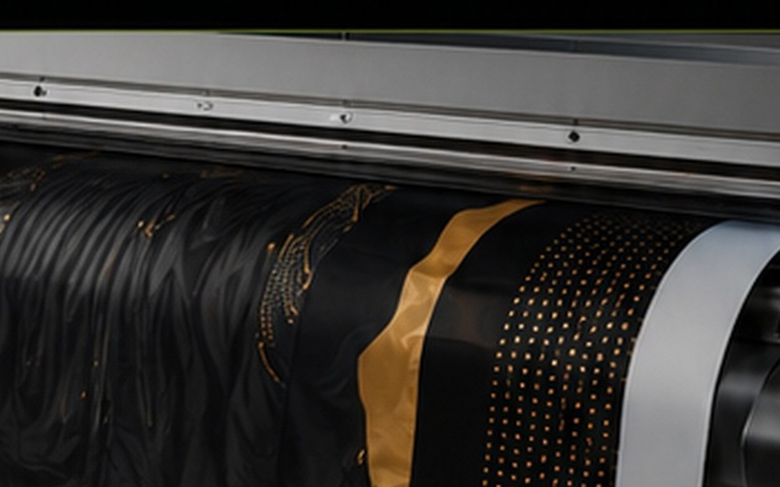 Wide-format sublimation printer producing custom sportswear artwork